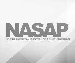 NASAP logo, North American Substance Abuse Program.